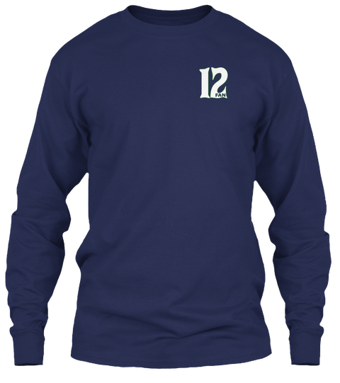 Limited Edition   Twelve Fan Navy T-Shirt Front