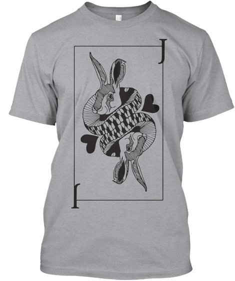 Jack Rabbit Heather Grey T-Shirt Front