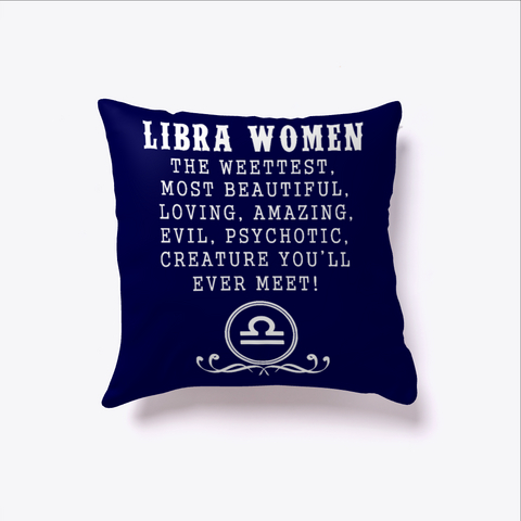 Libra Women Dark Navy Camiseta Front