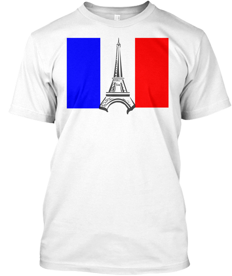 France Flag White Kaos Front