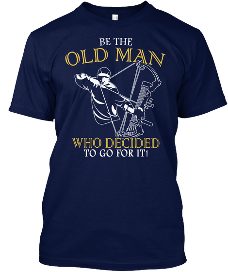 Be The Old Man Who Decided To Go For It! Navy Kaos Front