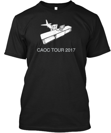 Gaoc Tour 2017 Black T-Shirt Front