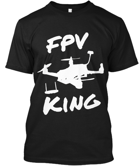 Fpv King Black Camiseta Front