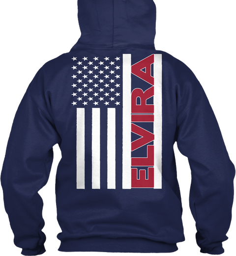 Elvira Navy T-Shirt Back