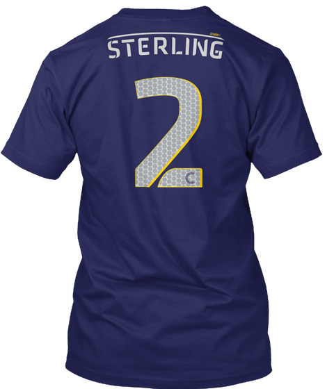Sterling  2 C Navy T-Shirt Back