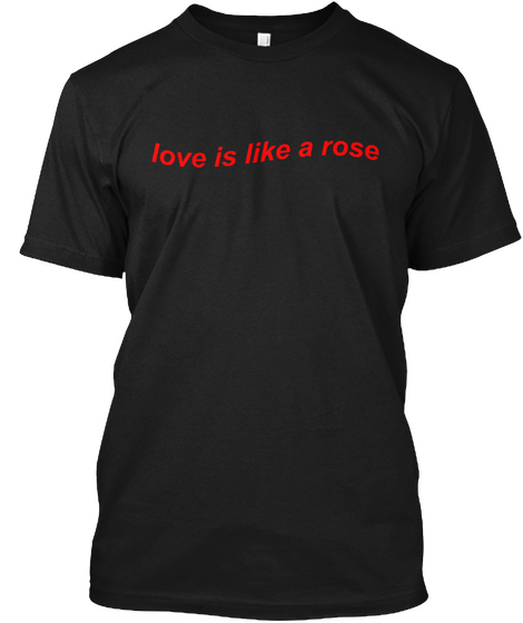 Love Is Black áo T-Shirt Front