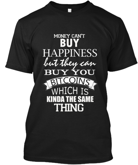 Bitcoin   Ethereum Black Camiseta Front