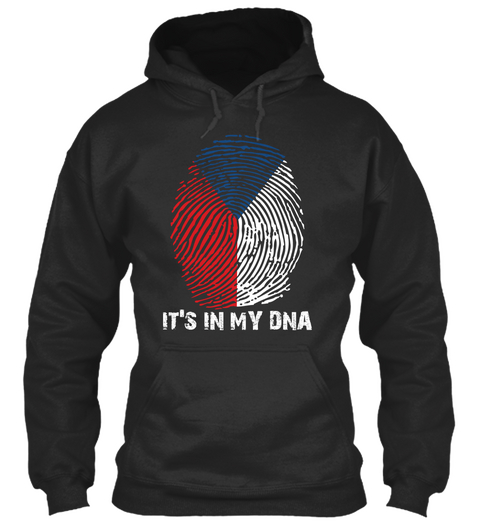 It's In My Dna Jet Black T-Shirt Front