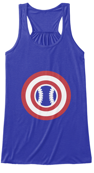 Captain Baseball True Royal Camiseta Front