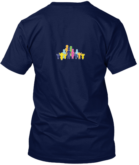 Father Day 2017 Navy T-Shirt Back