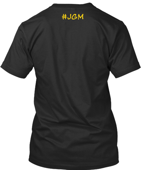 #Jgm Black áo T-Shirt Back