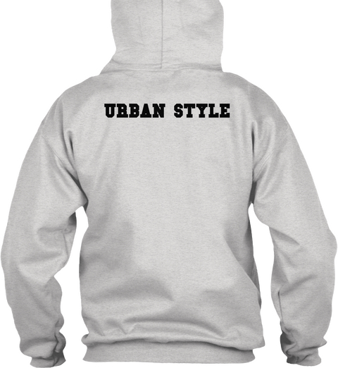 Urban Style Ash Grey Camiseta Back