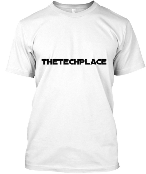 The Tech Place White Maglietta Front