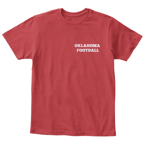 Oklahome Football Classic Red T-Shirt Front