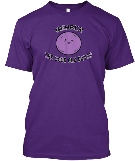 Member The Good Old Days? Purple Camiseta Front