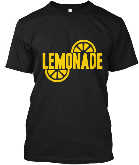 Lemonade Black T-Shirt Front
