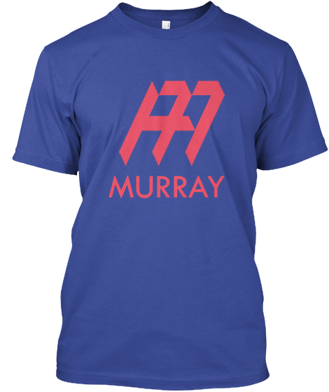 Andy Murray Deep Royal T-Shirt Front