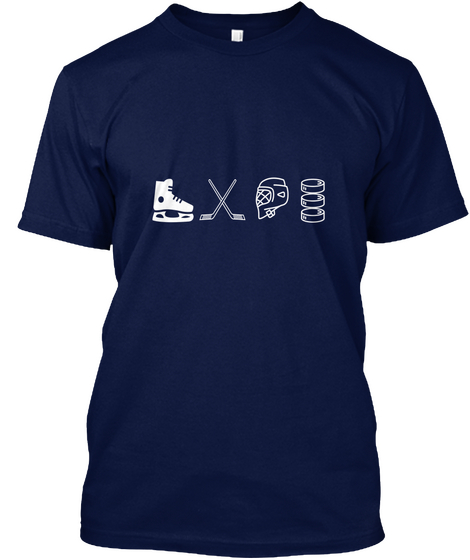 Limited Edition   Hockey Navy áo T-Shirt Front