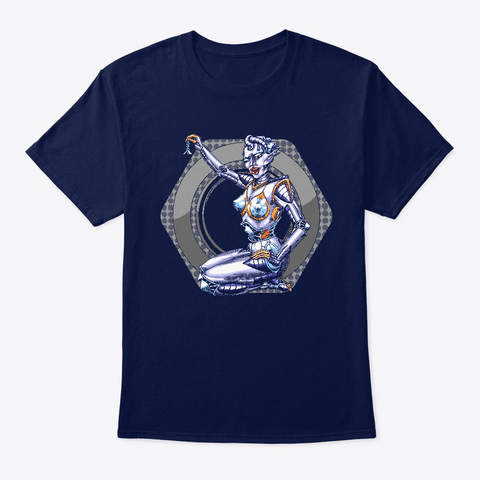 Built Like A Car Navy Camiseta Front