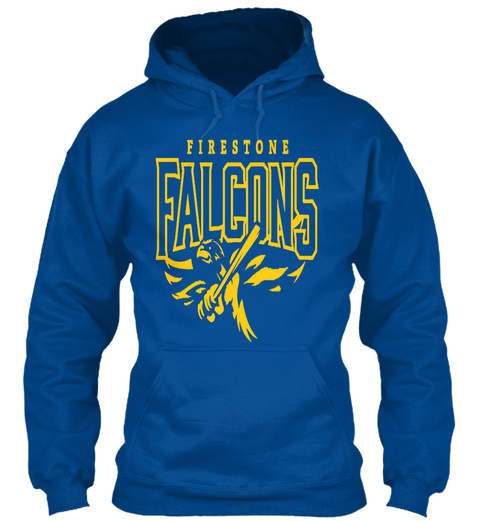 Firestone Falcons   Hoodies Royal T-Shirt Front