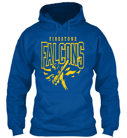 Firestone Falcons   Hoodies Royal Kaos Front