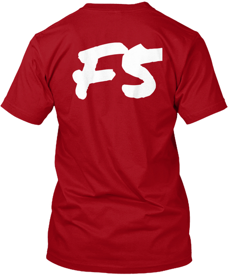 F5 Deep Red Camiseta Back