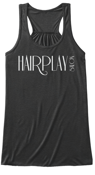 Hairplay Salon Dark Grey Heather T-Shirt Front