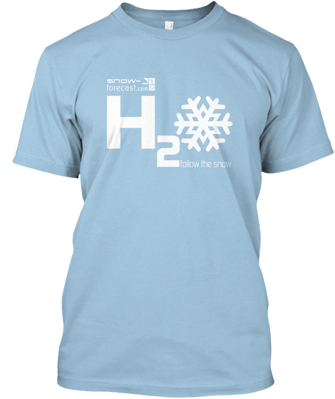 H2 Light Blue T-Shirt Front