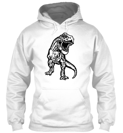 Tyrannosaurus Rex T Shirts   Mens V Neck White Kaos Front
