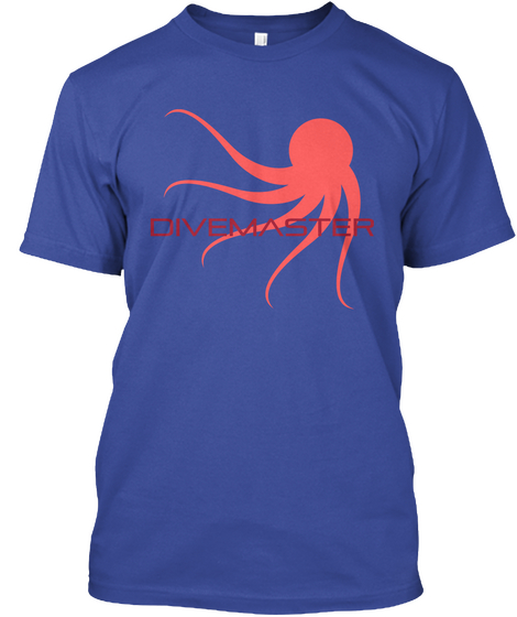 Divemaster Deep Royal áo T-Shirt Front