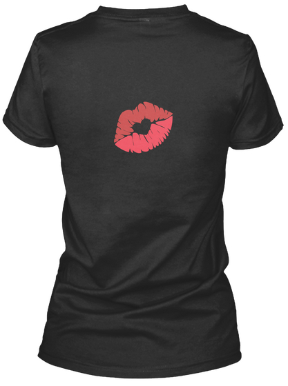 Another Lipstick Tshirt Black Maglietta Back