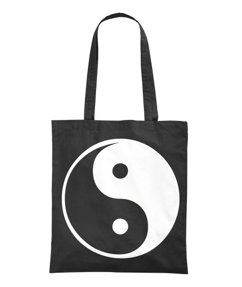 Yin And Yang Bag Black T-Shirt Back