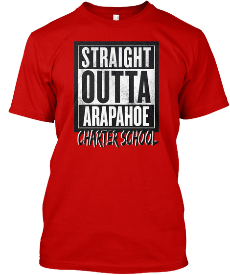 Charter School Charter School Classic Red Maglietta Front