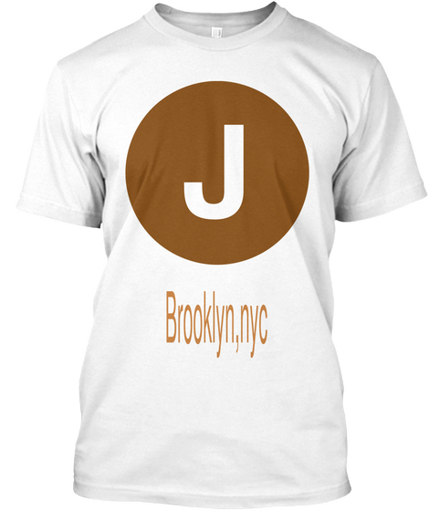 Brooklyn,Nyc White T-Shirt Front