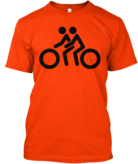 Make A Unique T Shirt Design Orange T-Shirt Front