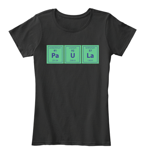 Pa U La Black T-Shirt Front