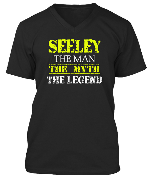 Seeley The Man The Myth The Legend Black Kaos Front