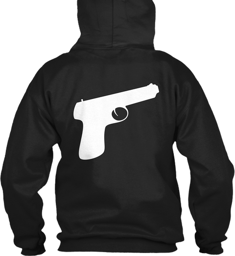 Money Motivated Hoodie Black T-Shirt Back