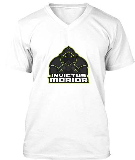 Morior Invictus Original White T-Shirt Front