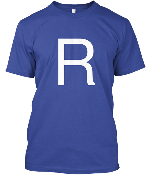 R Deep Royal T-Shirt Front