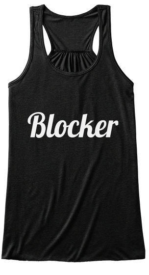 Blocker Black áo T-Shirt Front