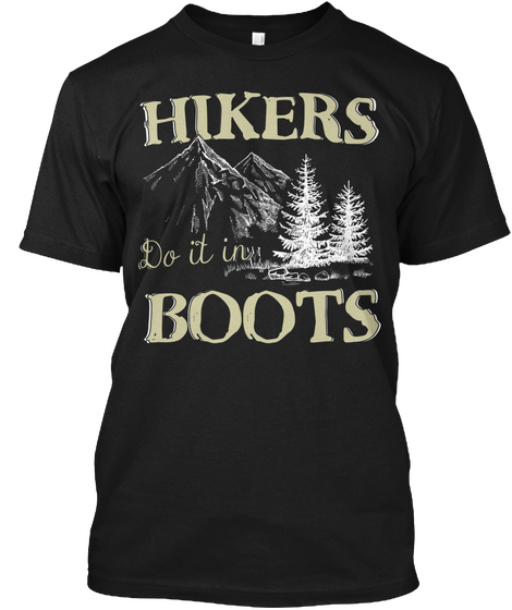 Hiker43 Black Camiseta Front