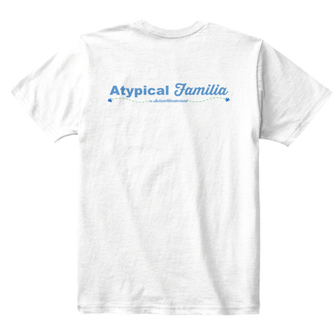Atypicalkid White T-Shirt Back