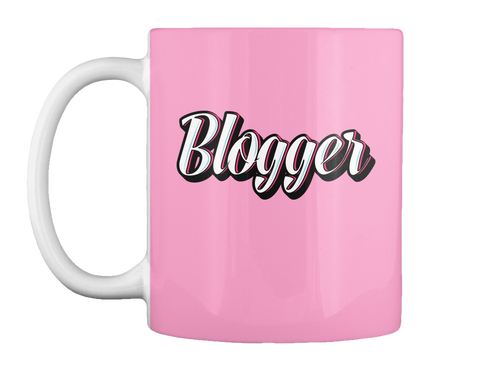 Good Morning Blogger Mug Pink Camo Camiseta Front