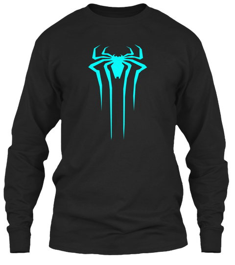 Cool Spider Shirt Black Kaos Front