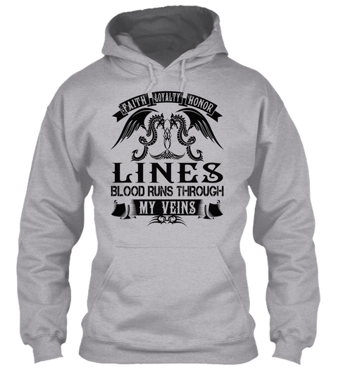 Lines   My Veins Name Shirts Sport Grey T-Shirt Front