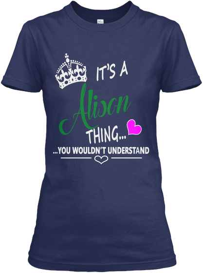 Alison Navy Kaos Front