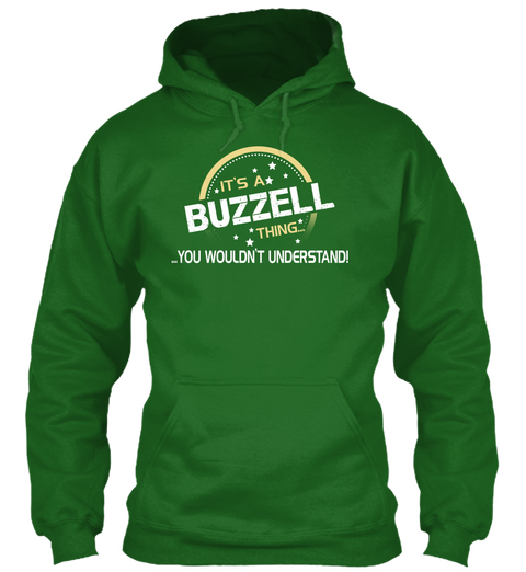 It's A Buzzell Thing You Wouldn't Understand Irish Green áo T-Shirt Front