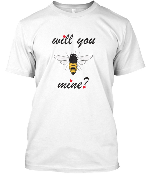 Valentine's T Shirt White Camiseta Front