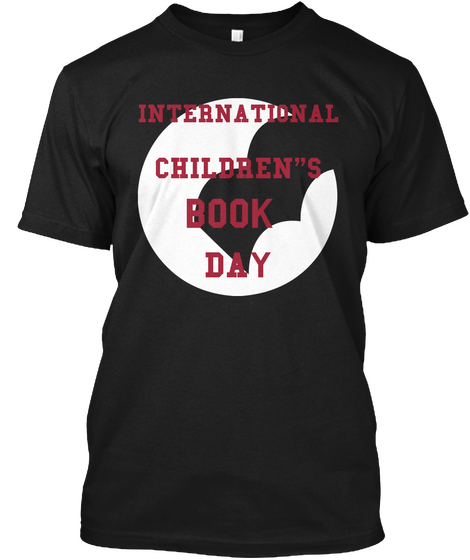 International Children"S Book D Ay Black Camiseta Front